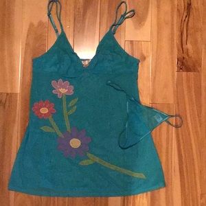 Vintage Victoria’s Secret Sheer Nighty and Panty Set Size M